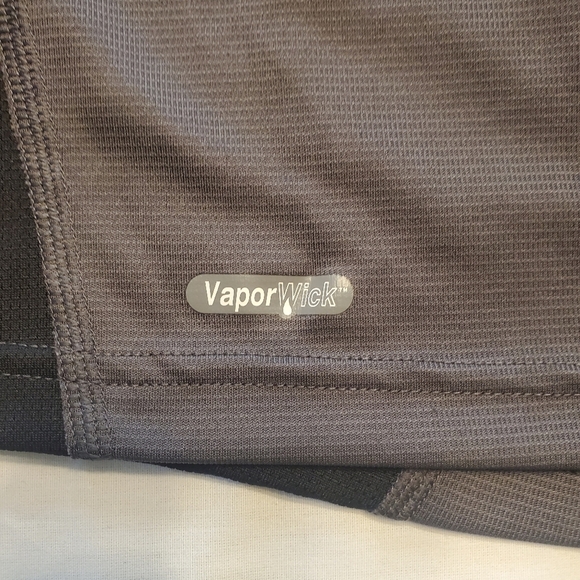 The North Face Men Vapor Wick Long Sleeve 1/4 Zip Pullover Lightweight Gray Sz M - Picture 5 of 6